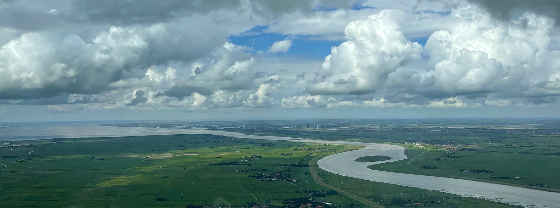 Ems river in Germany